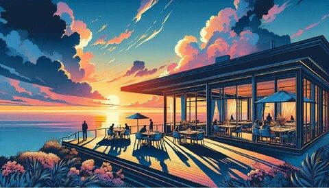 Рестораны Сочи с видом на закат