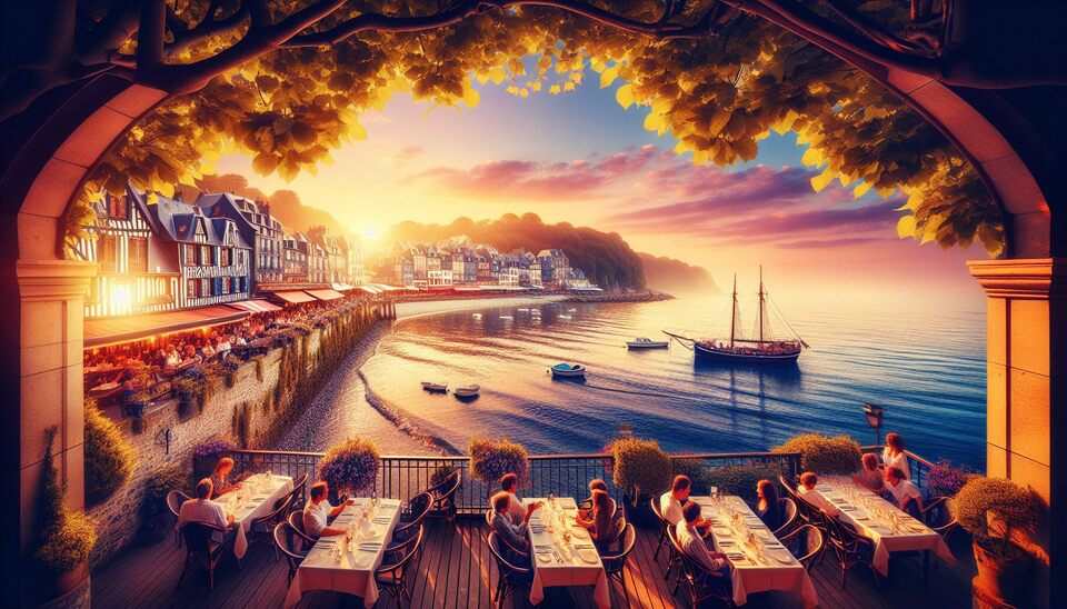 Restaurants à Honfleur avec vue sur mer>