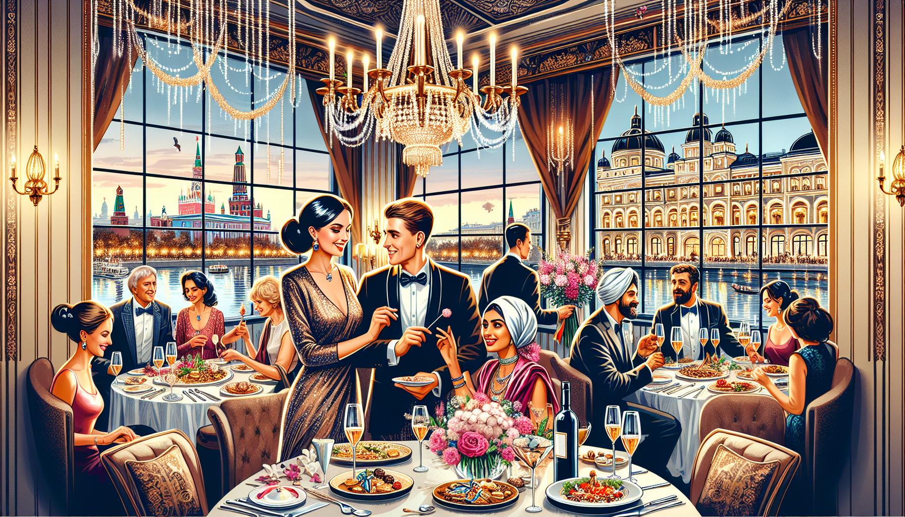 Отличные рестораны Москвы для яркого юбилея