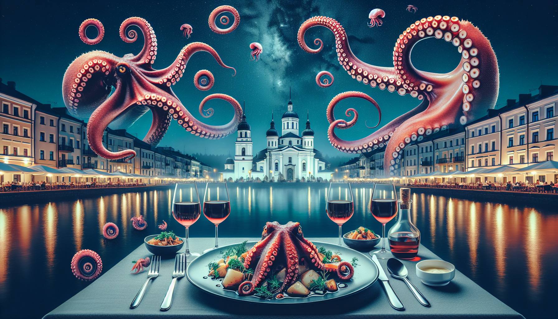 Лучшие рестораны Минска с осьминожками