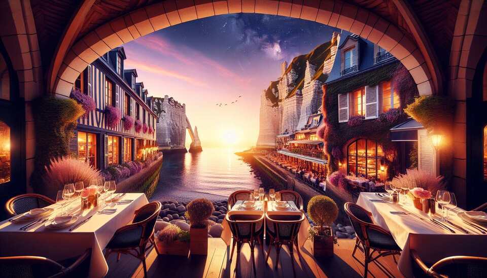 Restaurants enchanteurs à découvrir à Étretat>