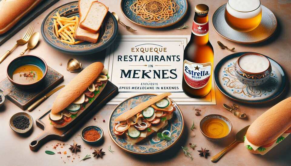 Restaurants exquis à Meknès : Menu, Sandwiches, Estrella>