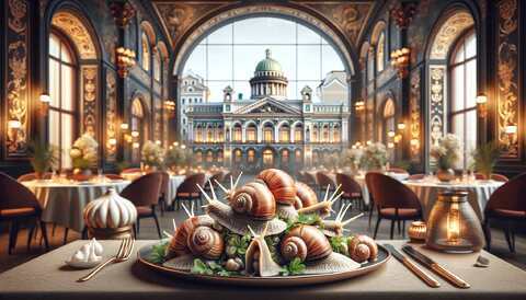 Восхитительные улитки в ресторанах Санкт-Петербурга