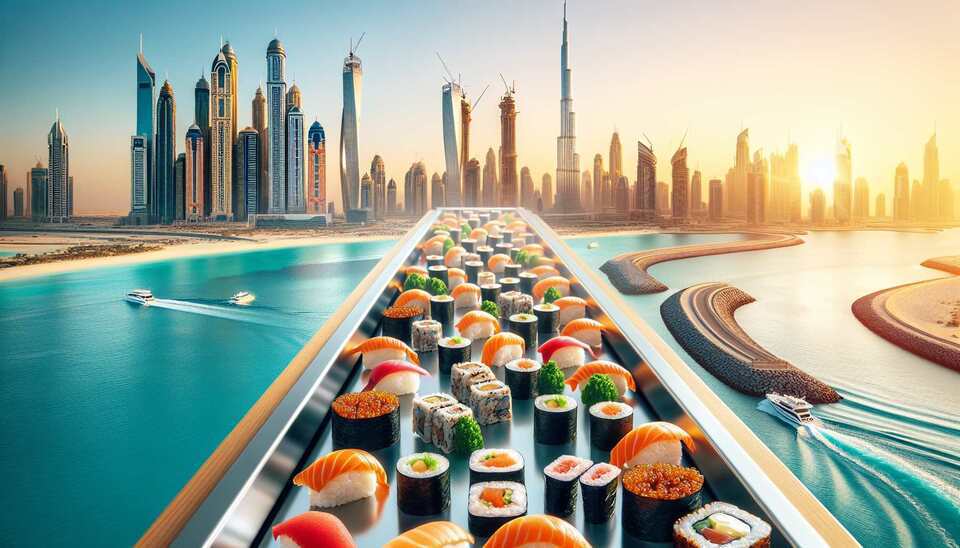 Must-Try Conveyor Belt Sushi in Dubai>