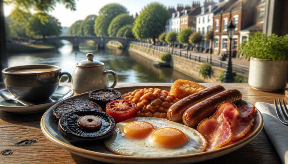 Enjoy a Full English Breakfast in Walton-on-Thames>