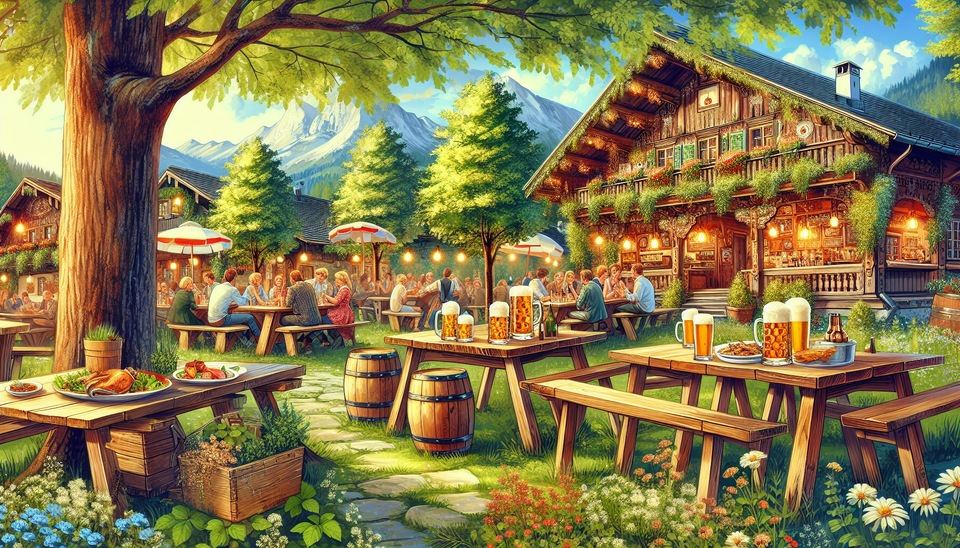 Entdecken Sie Österreichs Biergärten mit gemütlichen Gastgärten!>