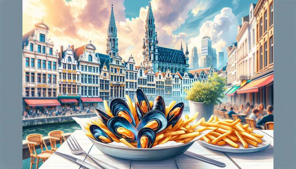 Dégustez les meilleures moules-frites à Bruxelles>