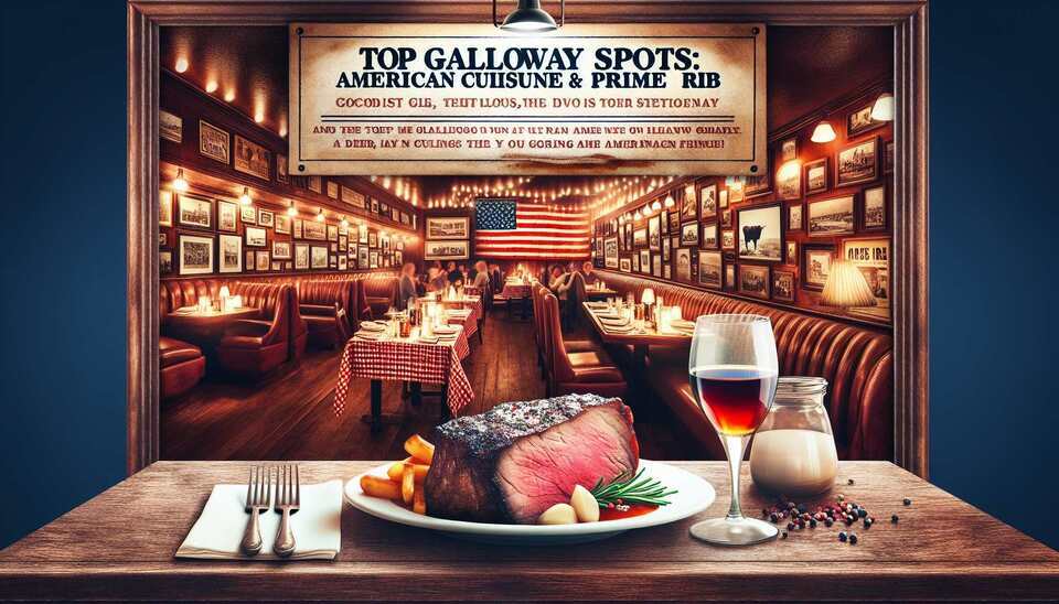 Top Galloway Spots: American Cuisine & Prime Rib>
