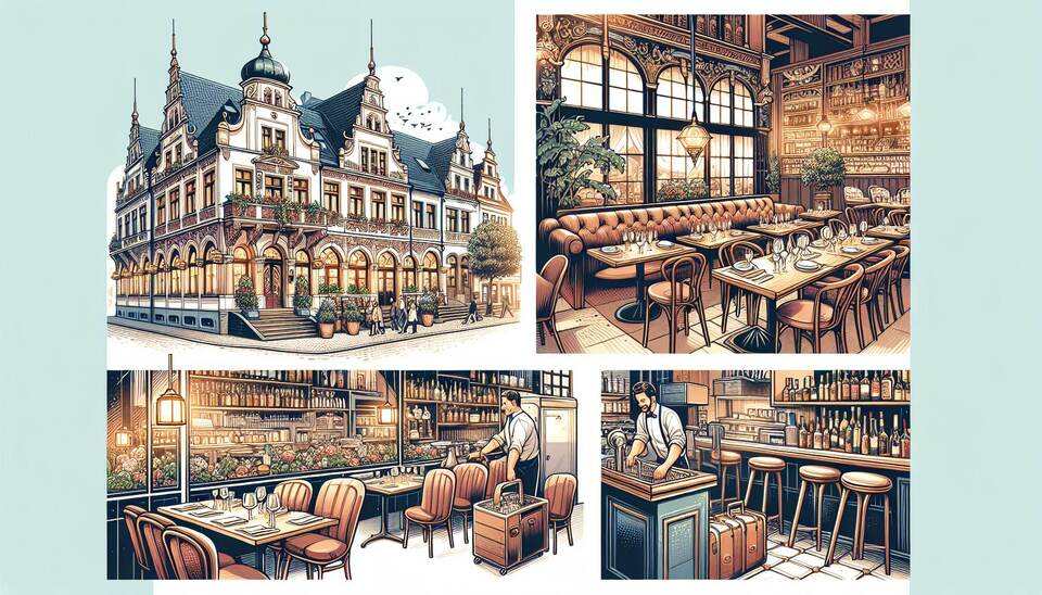 Entdecke Leipzigs Restaurants mit beeindruckender Ausstattung>
