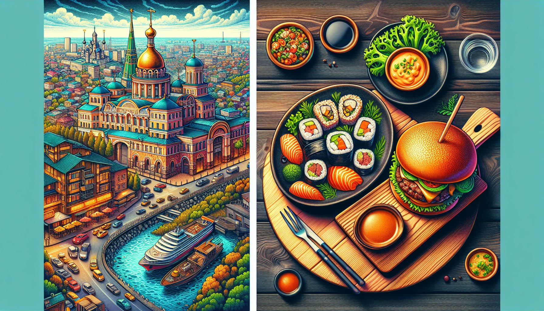 Cуши и бургеры в Уфе: вкусные места для гурманов