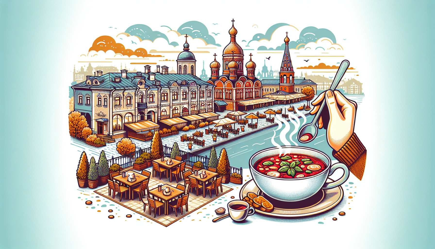 Вкусный борщ в Краснодаре: лучшие рестораны