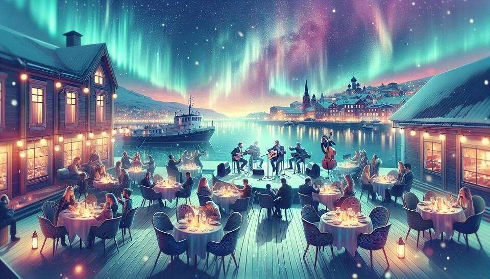 Живописные рестораны с музыкой в Мурманске>