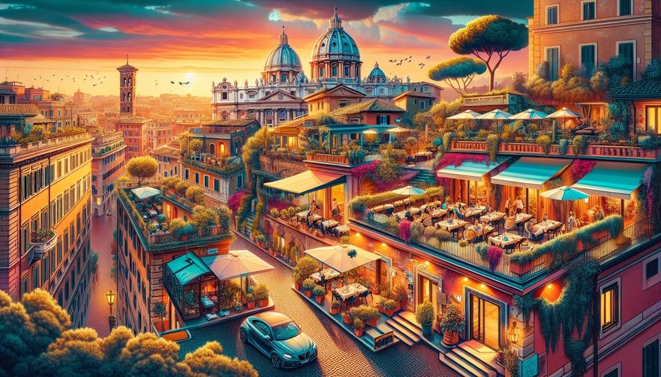 Ristoranti a Roma con terrazze panoramiche e parcheggio>