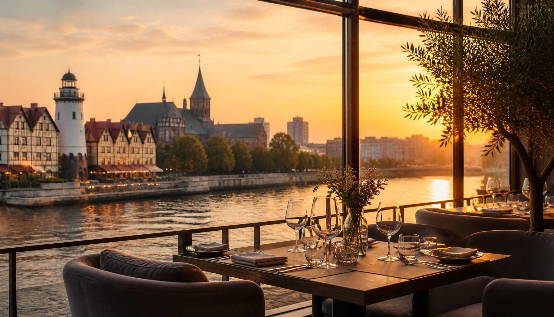 Рестораны Калининграда с красивым видом