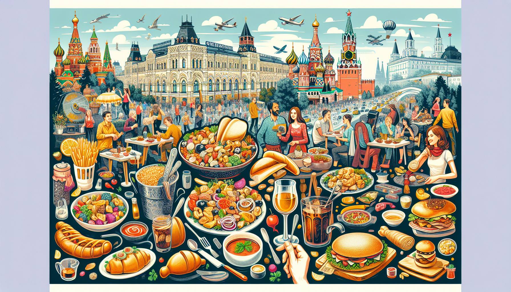 Доступные рестораны Москвы для каждого вкуса!