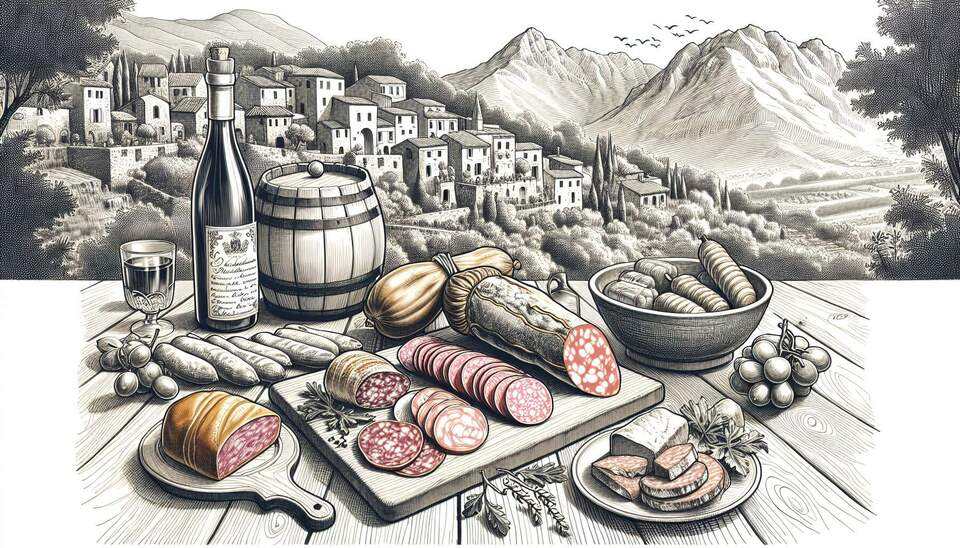 Délices de Charcuterie à Prunelli-di-Fiumorbo>