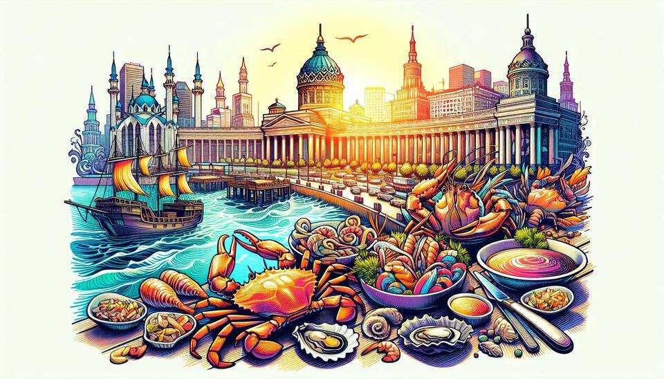 Лучшие рестораны Казани с морепродуктами>