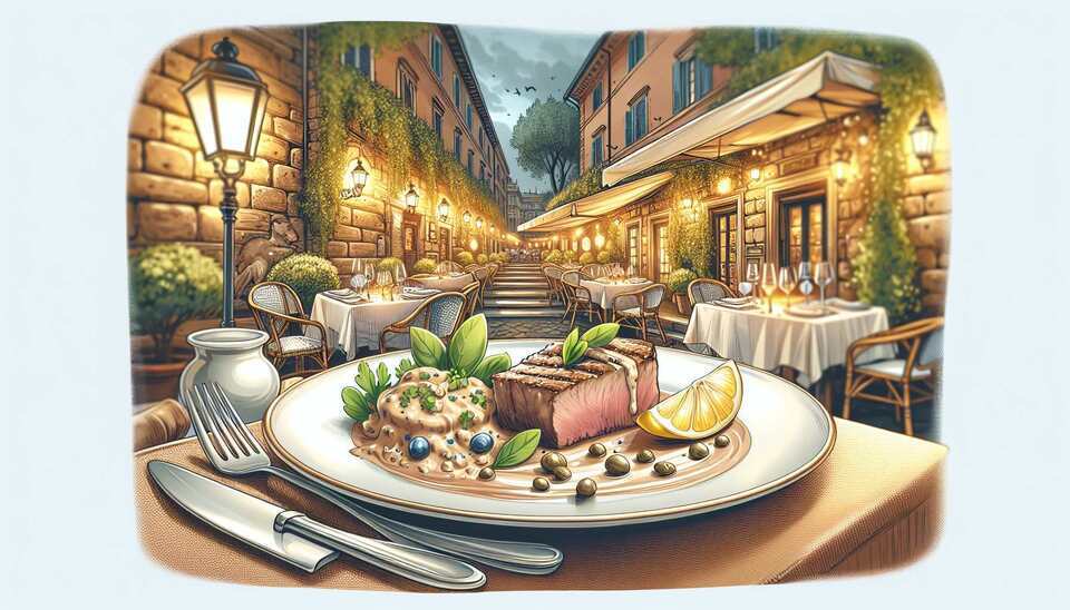 Top Italian Restaurants in Rome Serving Vitello Tonnato>