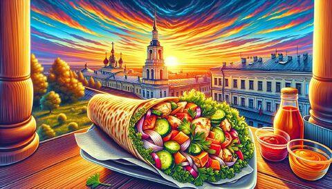 Вкуснейшая шаурма на Верхней Террасе