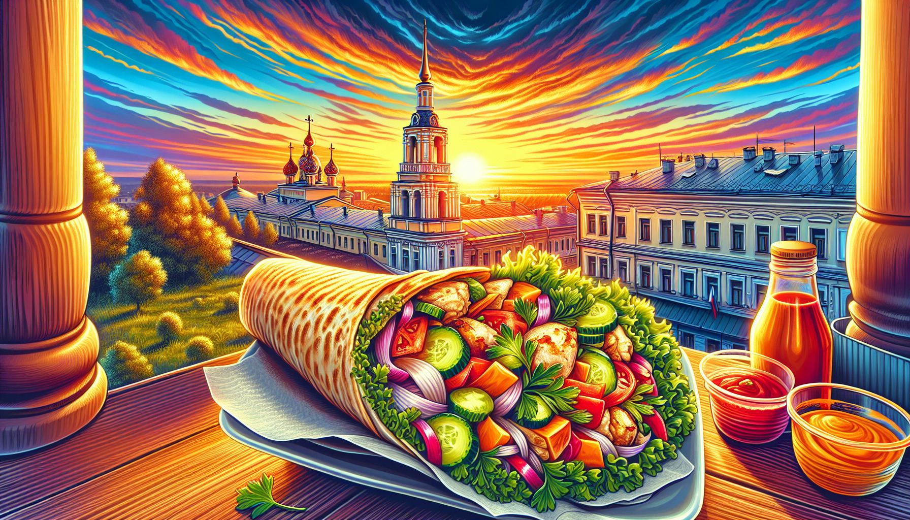 Вкуснейшая шаурма на Верхней Террасе