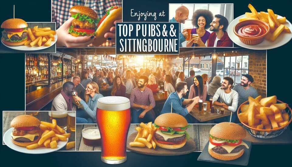 Enjoy Pub Grub at Top Pubs & Bars in Sittingbourne>