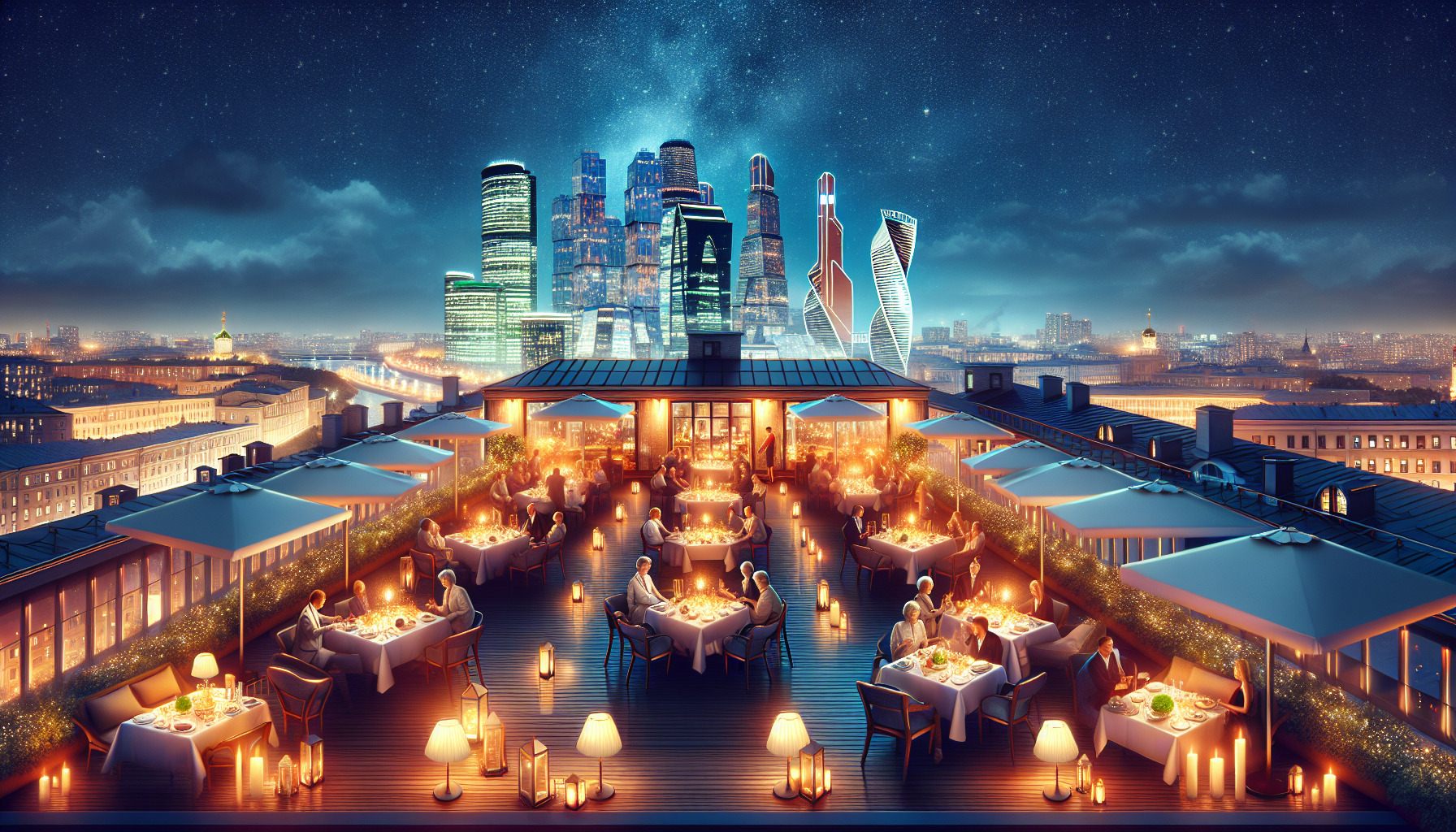 Отличные рестораны на крыше в Москве
