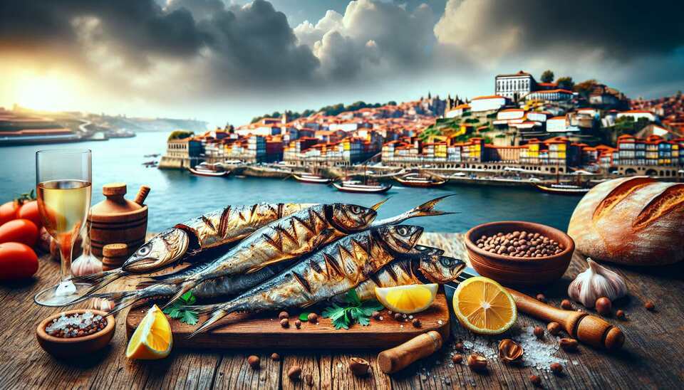 Delícias de Sardinha Assada no Porto>