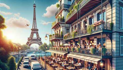 Рестораны с балконами у Эйфелевой башни