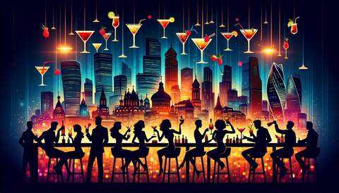 Лучшие бары Москвы, где подают коктейли