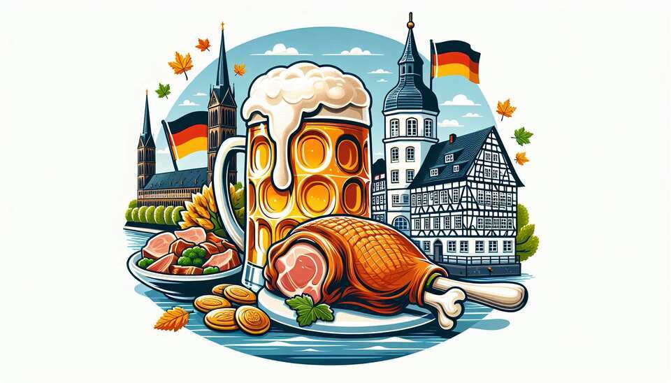 Entdecken Sie die besten Haxe- und Bier-Spots in Düsseldorf!>