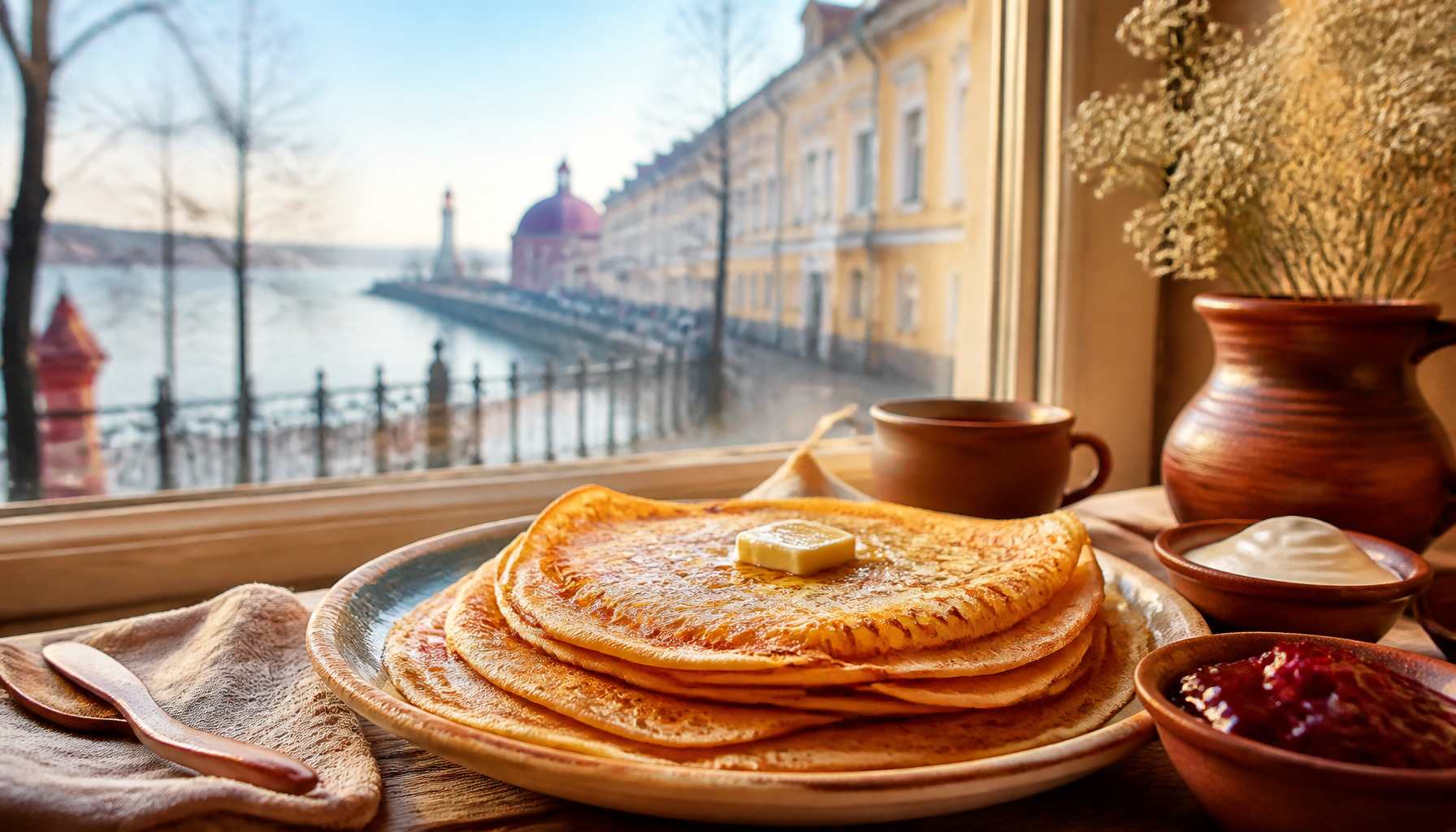 Вкусные блины рядом с Южной Кронштадтской, 12 к.3