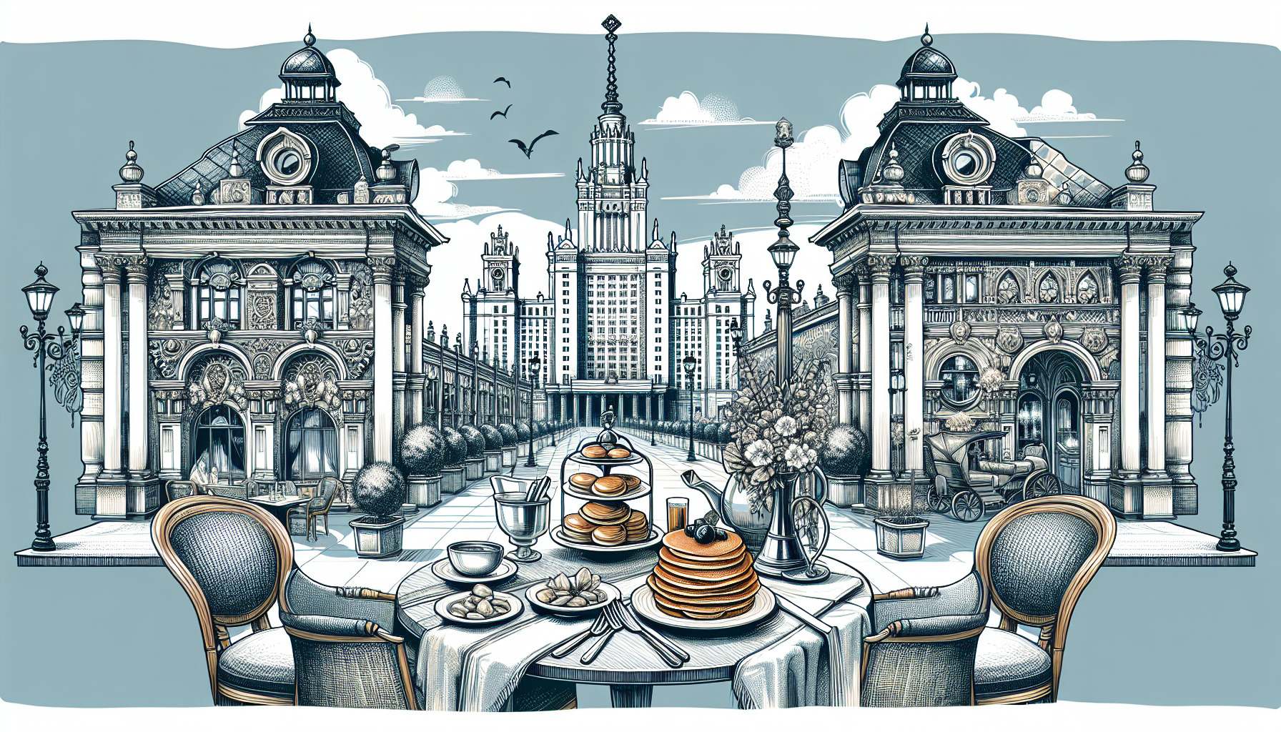 Лучшие рестораны Москвы с блинами и русской кухней
