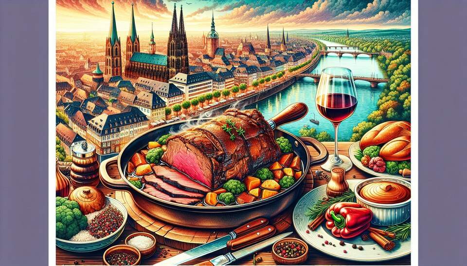 Entdecken Sie Rheinischen Sauerbraten in Bonn!>