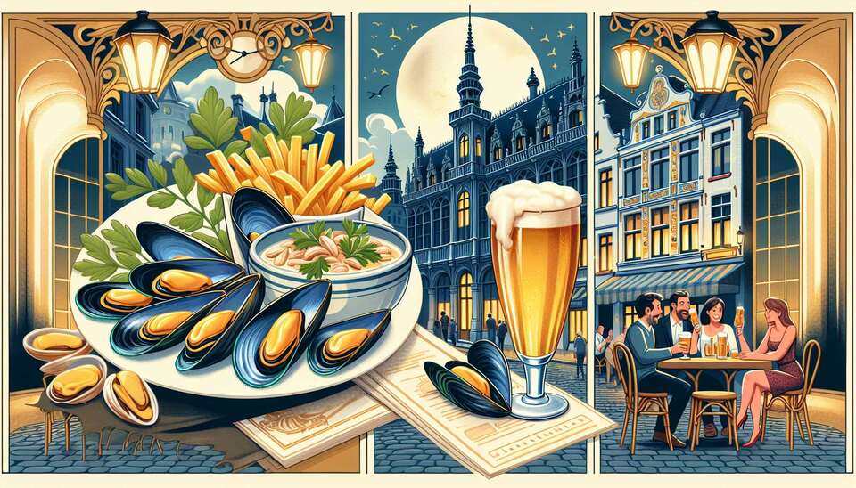 Savourez les Meilleurs Moules-Frites à Bruxelles>