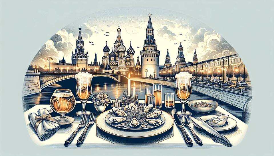 Лучшие рестораны Москвы с устрицами и пивом>