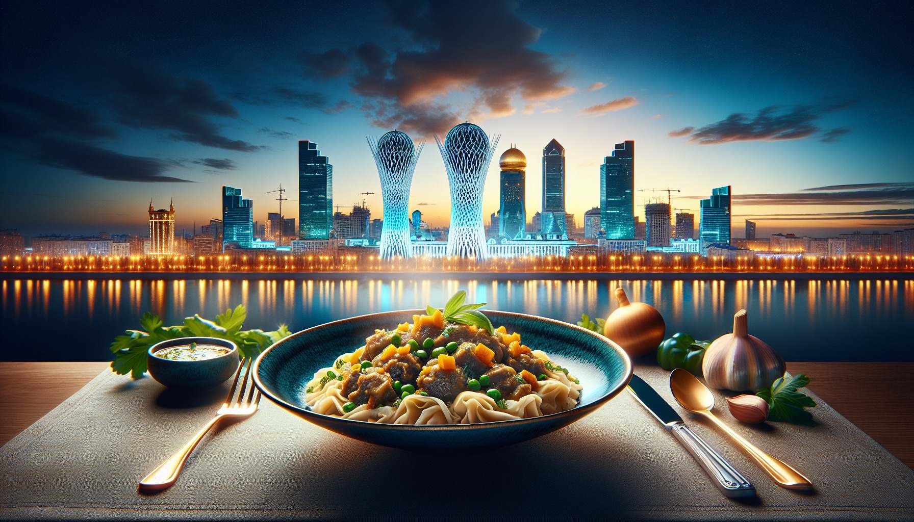 Вкусный бешбармак в ресторанах Астаны