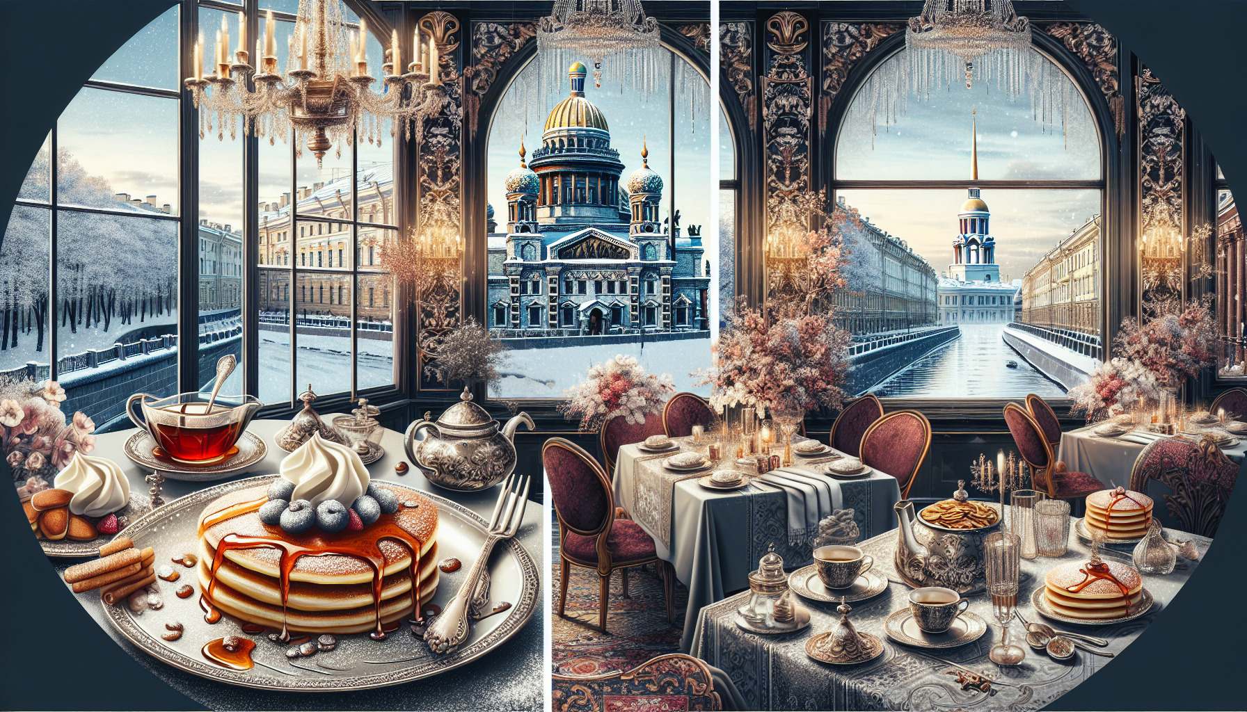 Лучшие рестораны блинов в Санкт-Петербурге