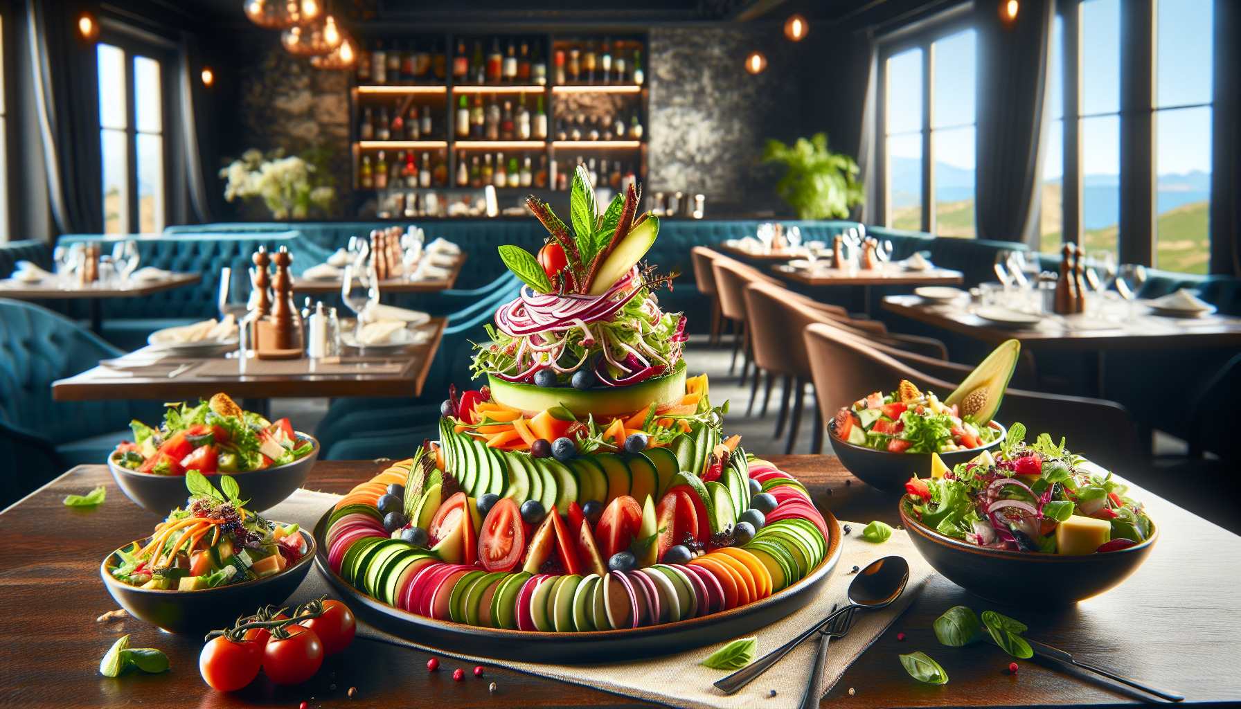 Вкусные салаты в лучших ресторанах Сочи