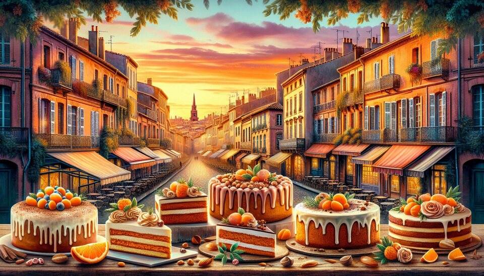 Delightful Carrot Cake Spots in Vibrant Toulouse>