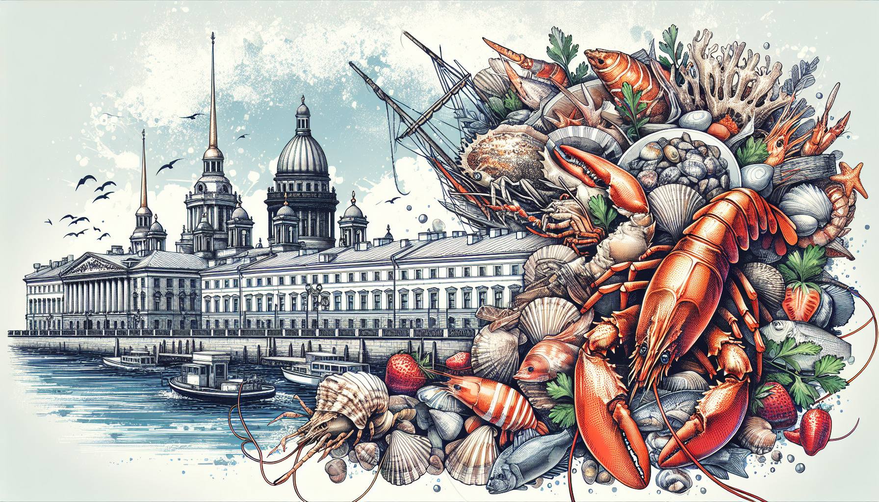 Заведения Санкт-Петербурга: Рыба и морепродукты