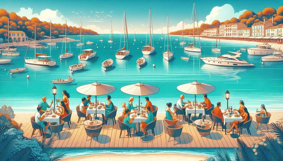 Restaurants à La Grande-Motte : Vue Imbattable sur Mer>