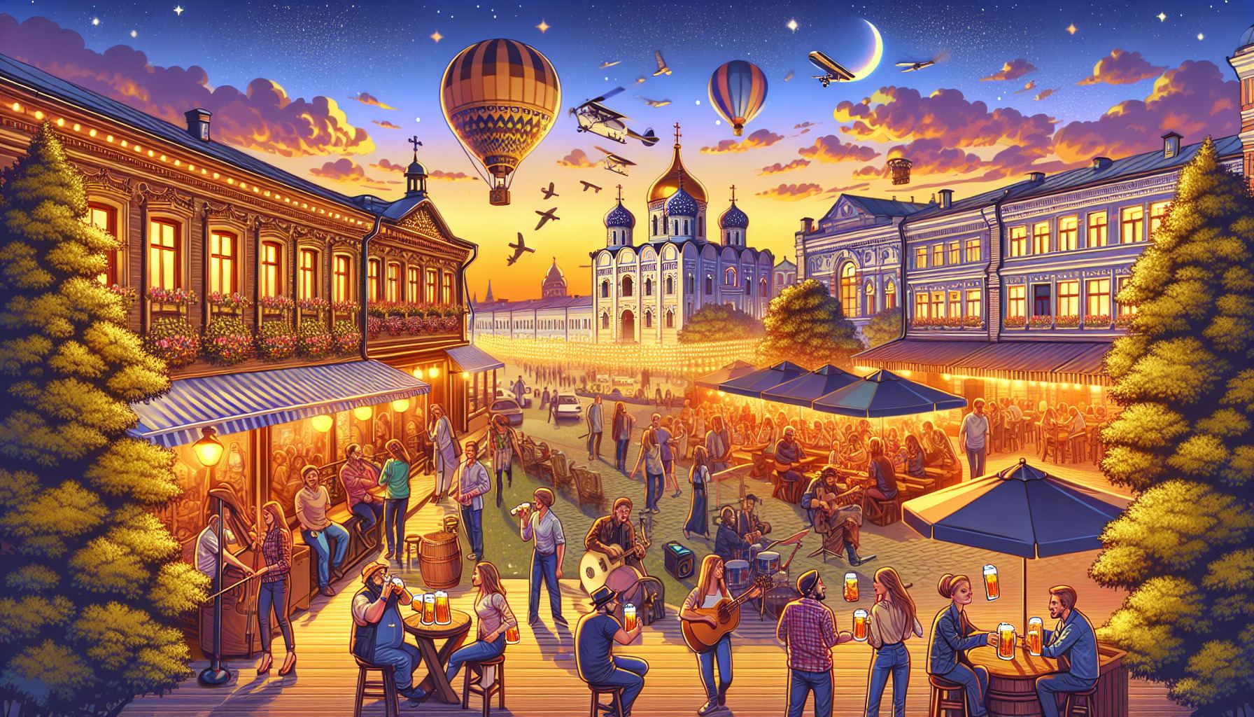 Вечер в Краснодаре: Пиво и живая музыка ждут вас!