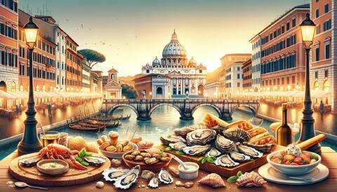 Лучшие рестораны Рима: морепродукты и устрицы