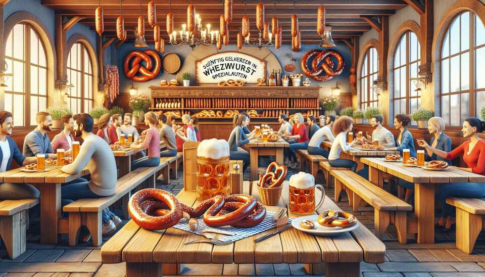 Zünftig genießen in München: Weißwurst Spezialitäten>