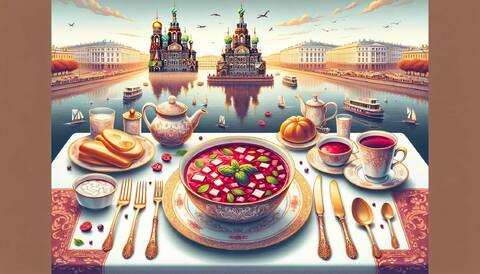 Лучшие рестораны Санкт-Петербурга с борщом