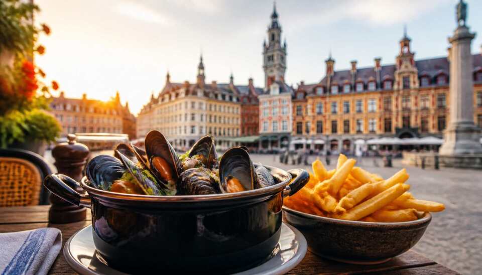 Les meilleures moules-frites à Lille>