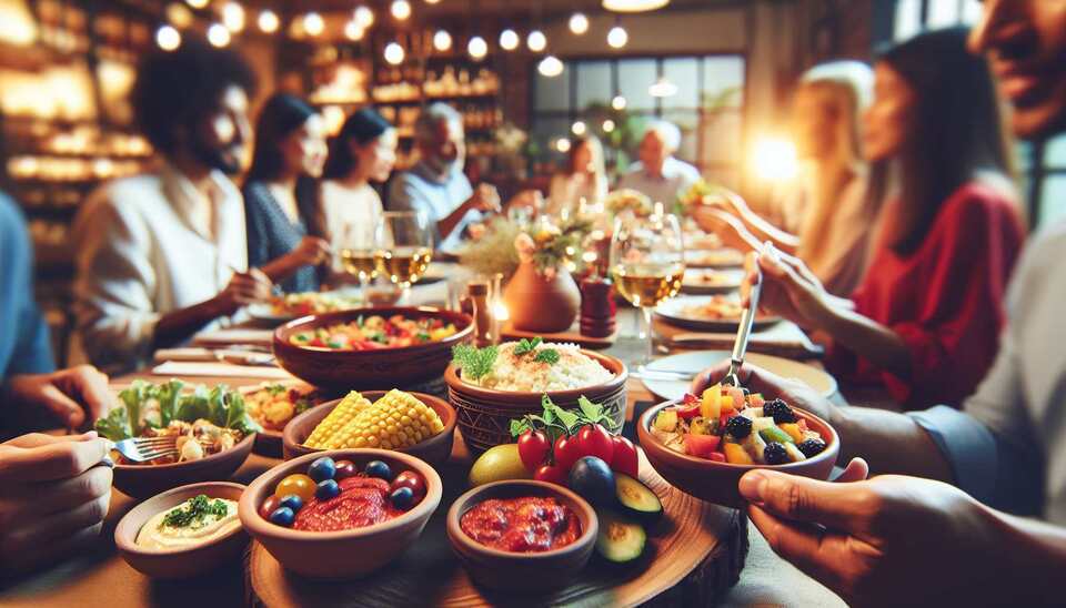 Deléitese con comida casera en restaurantes accesibles>