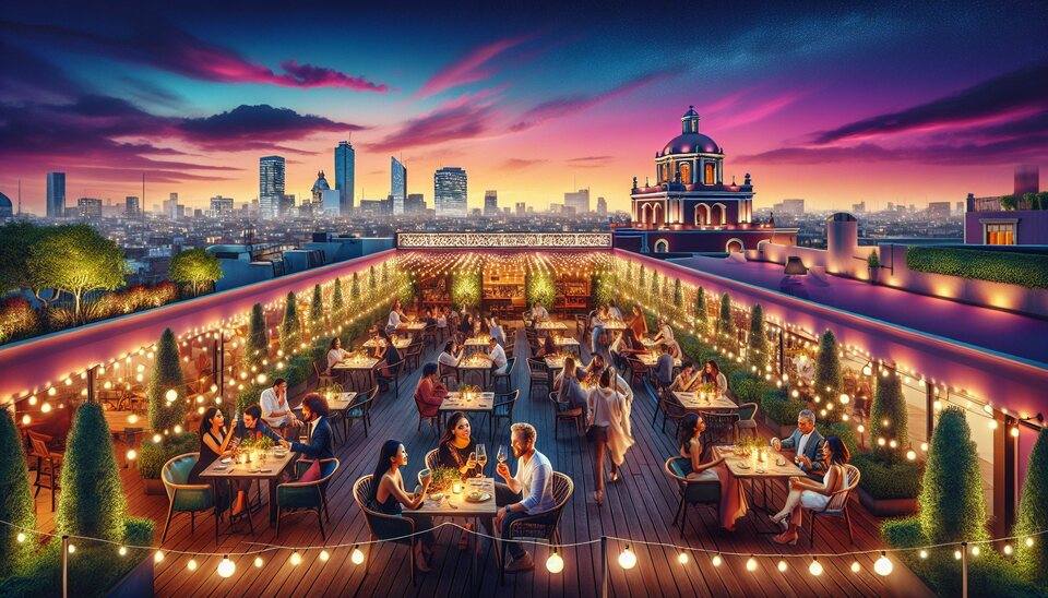 Stunning Rooftop Restaurants in Mexico City>