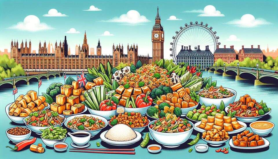 Top Inexpensive Chinese Vegetarian Buffets in London>