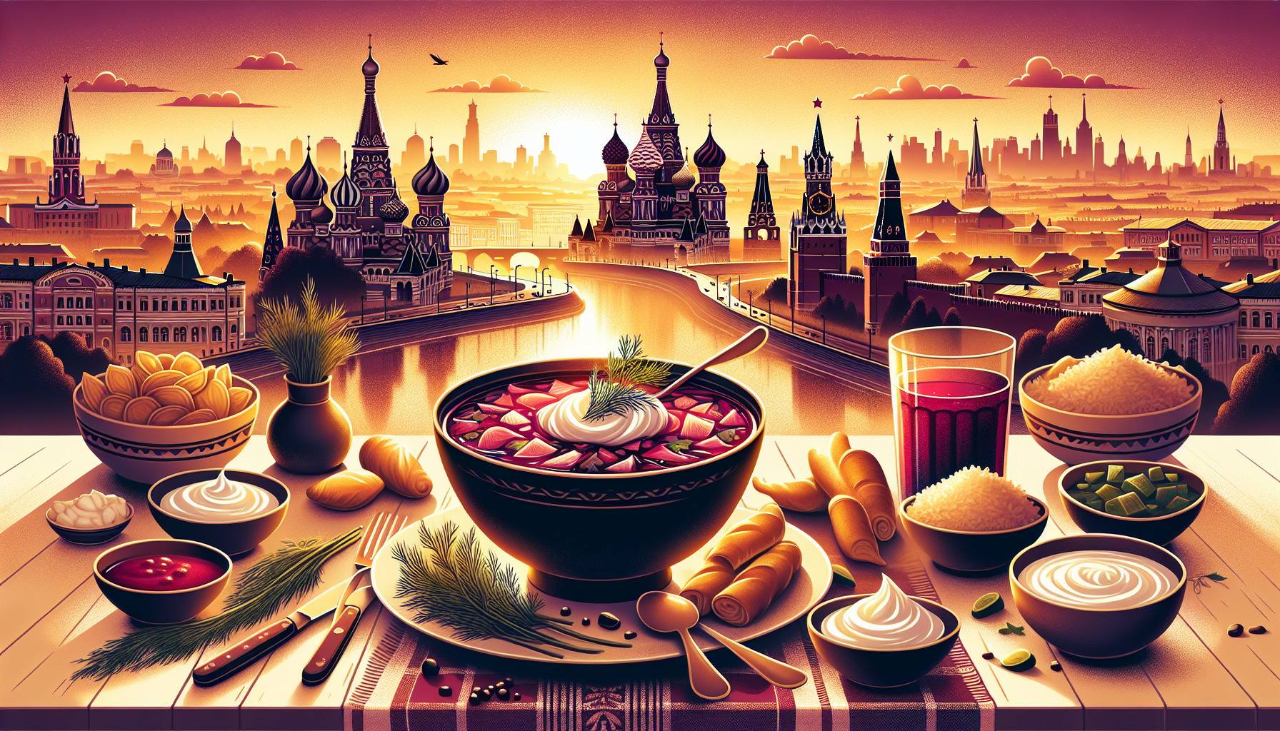 Лучшие рестораны Москвы: борщ и русская кухня